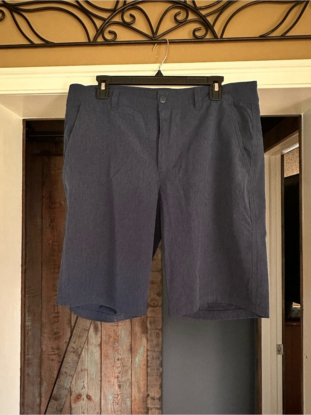 Old Navy Men's Dark Navy Flat-Front Shorts